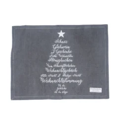 Krasilnikoff Platzmatte, Tischset Christmas Words