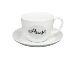 Krasilnikoff Tasse mit Untertasse Stardust Pause
