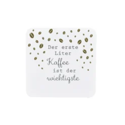 Krasilnikoff Untersetzer, Der erste Liter Kaffee