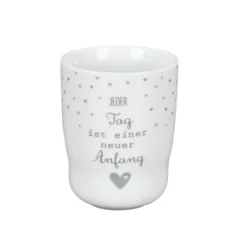 Krasilnikoff Wave Mug Jeder Tag ist ein neuer Anfang