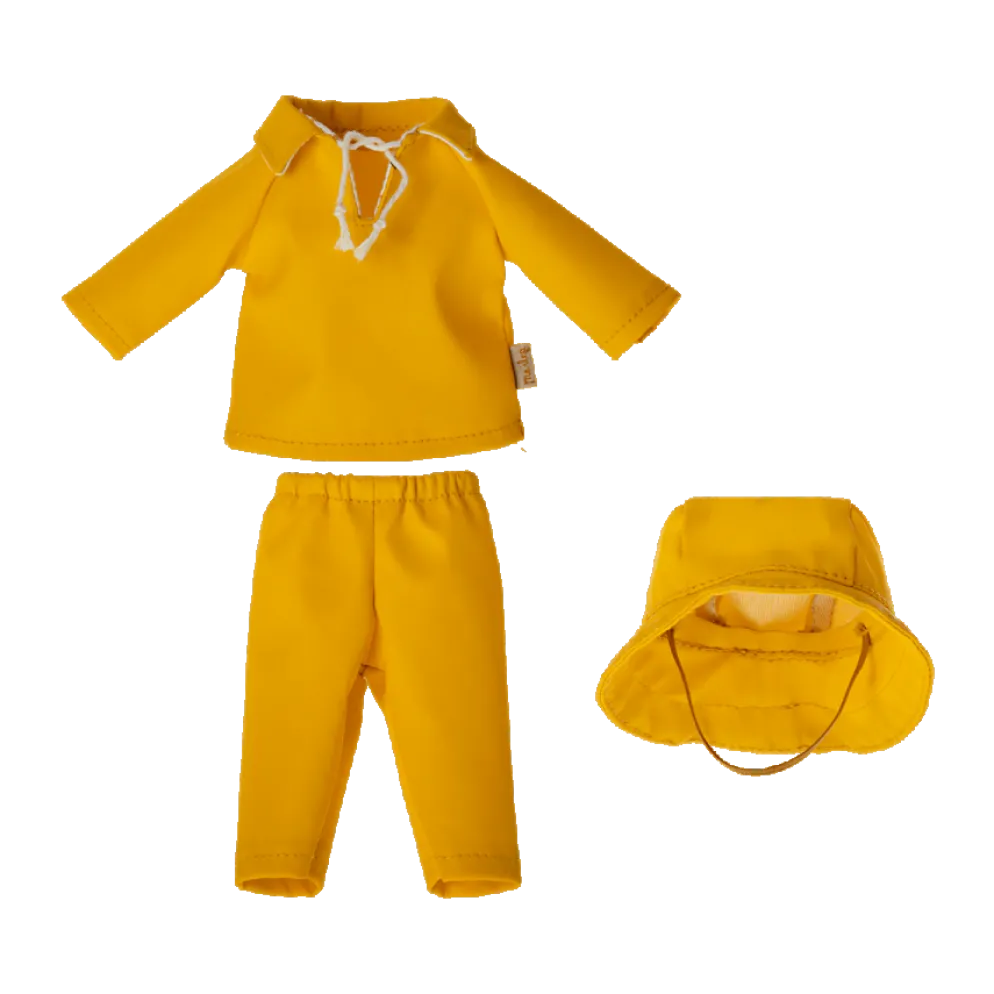 Maileg Regenbekleidung mit Hut Teddy Papa