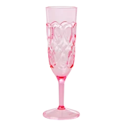 RICE Acryl Champagner Glass
