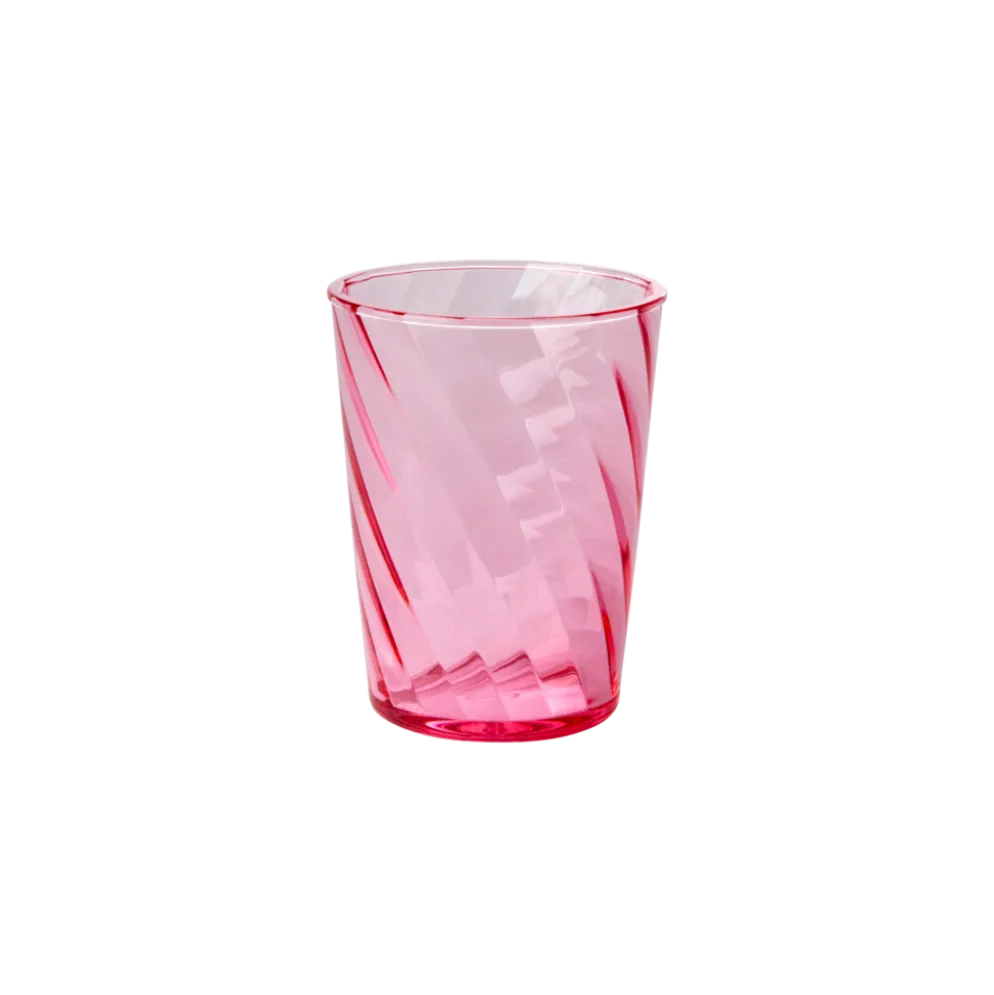 RICE Acryl Trinkglas Swirl