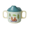 RICE Babybecher Happy Forest mit 2 Griffen