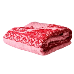 RICE Bauwolle Tagesdecke Baumwolldecke