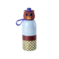 RICE Edelstahl Kinder Thermosflasche Trinkflasche mit Tiermotiv