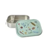 RICE Edelstahl-Lunchbox Brotdose mit Trennwand Sports – Large