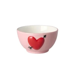 RICE Keramik Schüssel Embossed Heart
