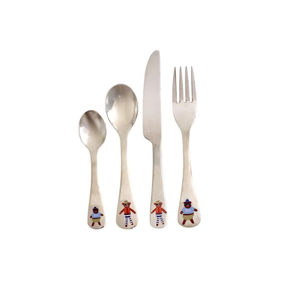 RICE Kinder Besteck-Set aus Edelstahl