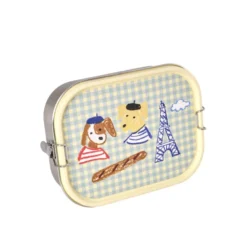 RICE Kinder Brotdose aus Edelstahl Kids in Paris