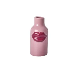 RICE Kleine Keramik Vase Lipstick