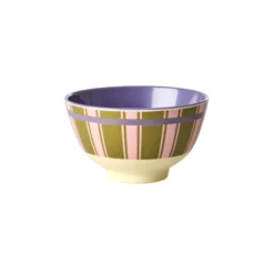 RICE Kleine Melamin Schüssel Stripe Delight