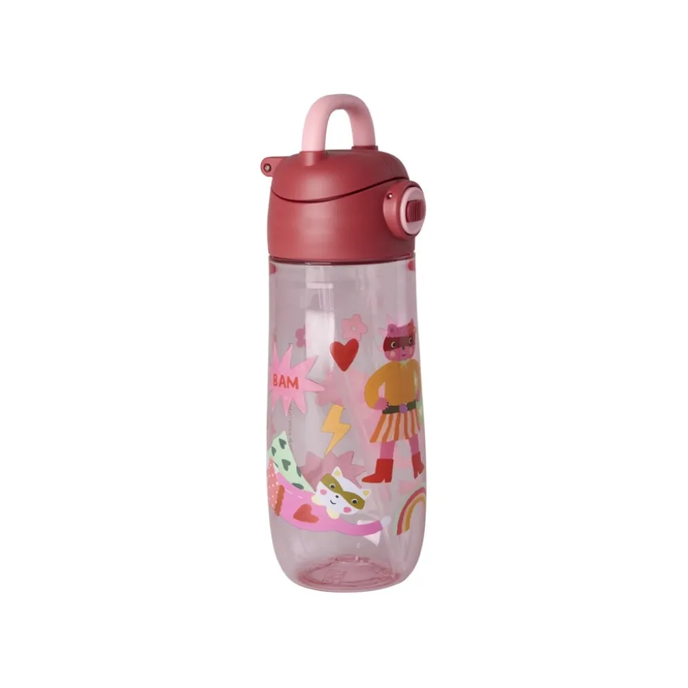 RICE Kleine Trinkflasche für Kinder Hero 550 ml