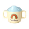 RICE Melamin Babybecher mit 2 Henkeln – ABC