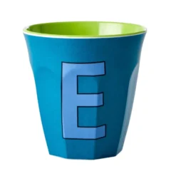 RICE Melamin Becher Buchstaben