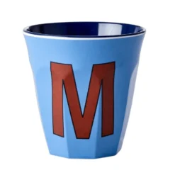 RICE Melamin Becher Buchstaben