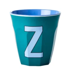 RICE Melamin Becher Buchstaben
