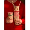 RICE Melamin-Becher Candy Cane – hoch