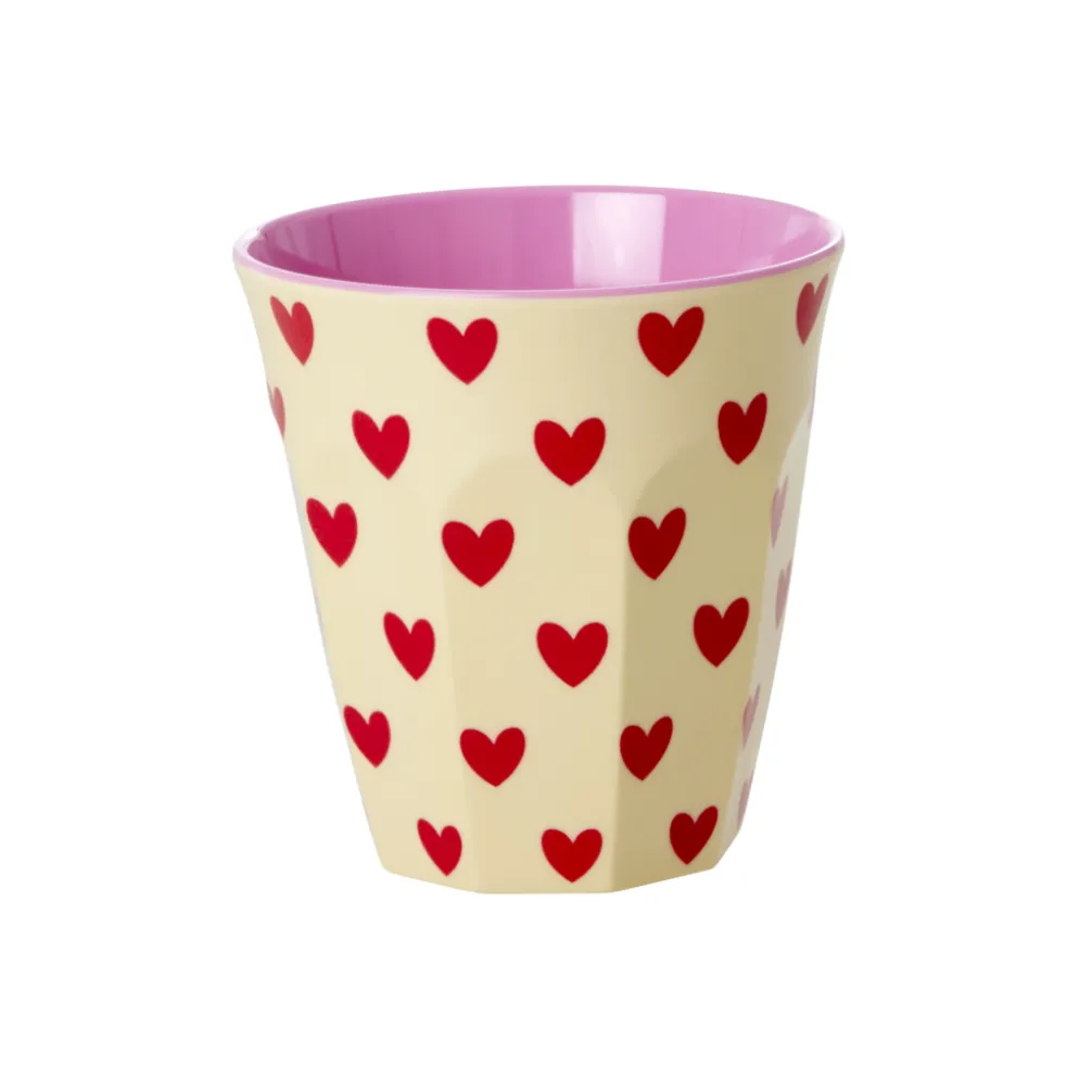RICE Melamin Becher Darling Hearts