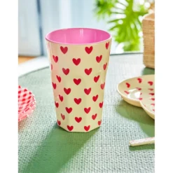 RICE Melamin Becher Darling Hearts