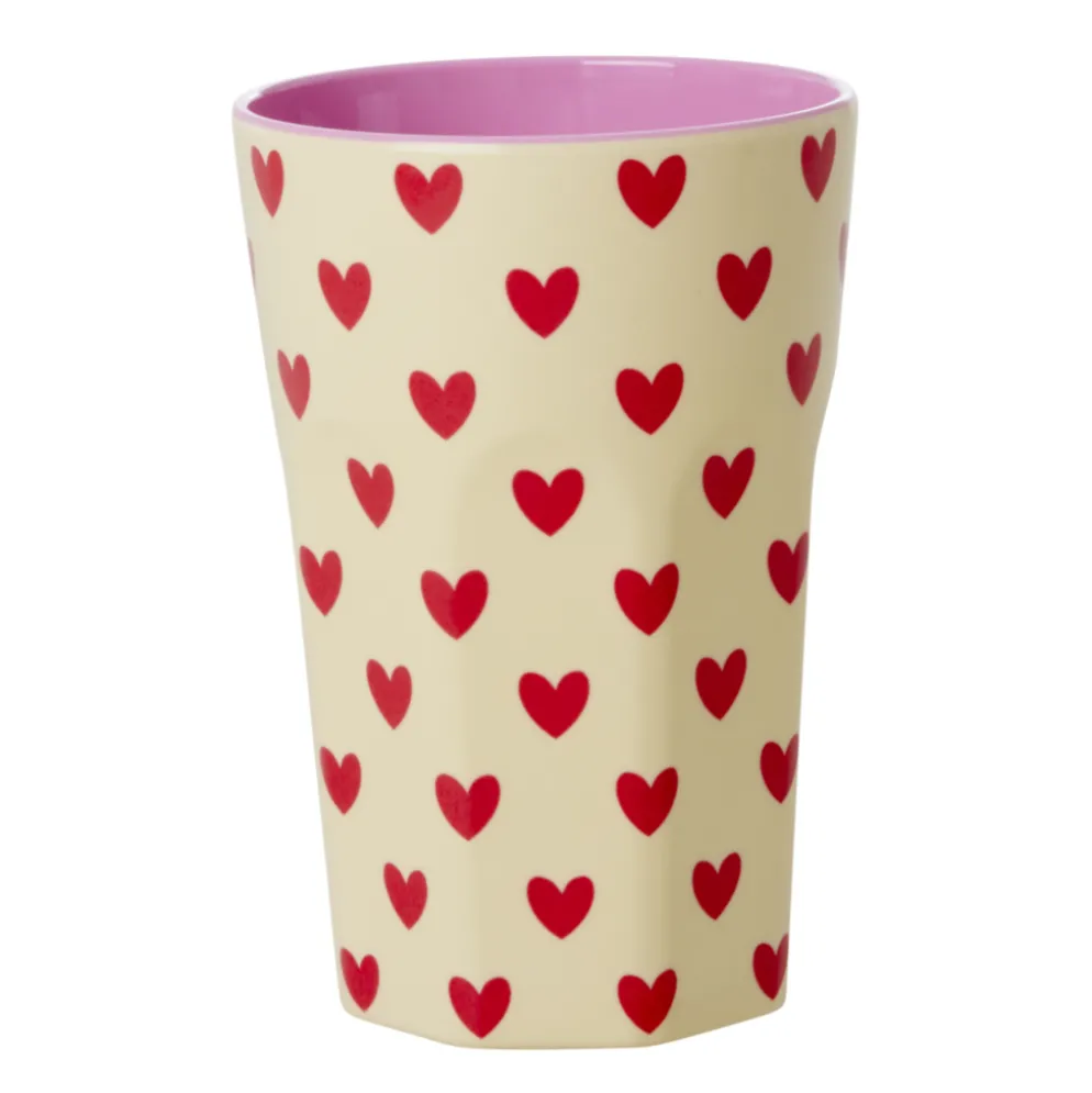 RICE Melamin Becher Darling Hearts