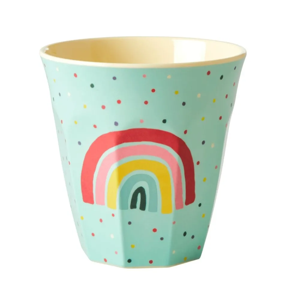 RICE Melamin Becher 6er-Set Funky Prints Pink