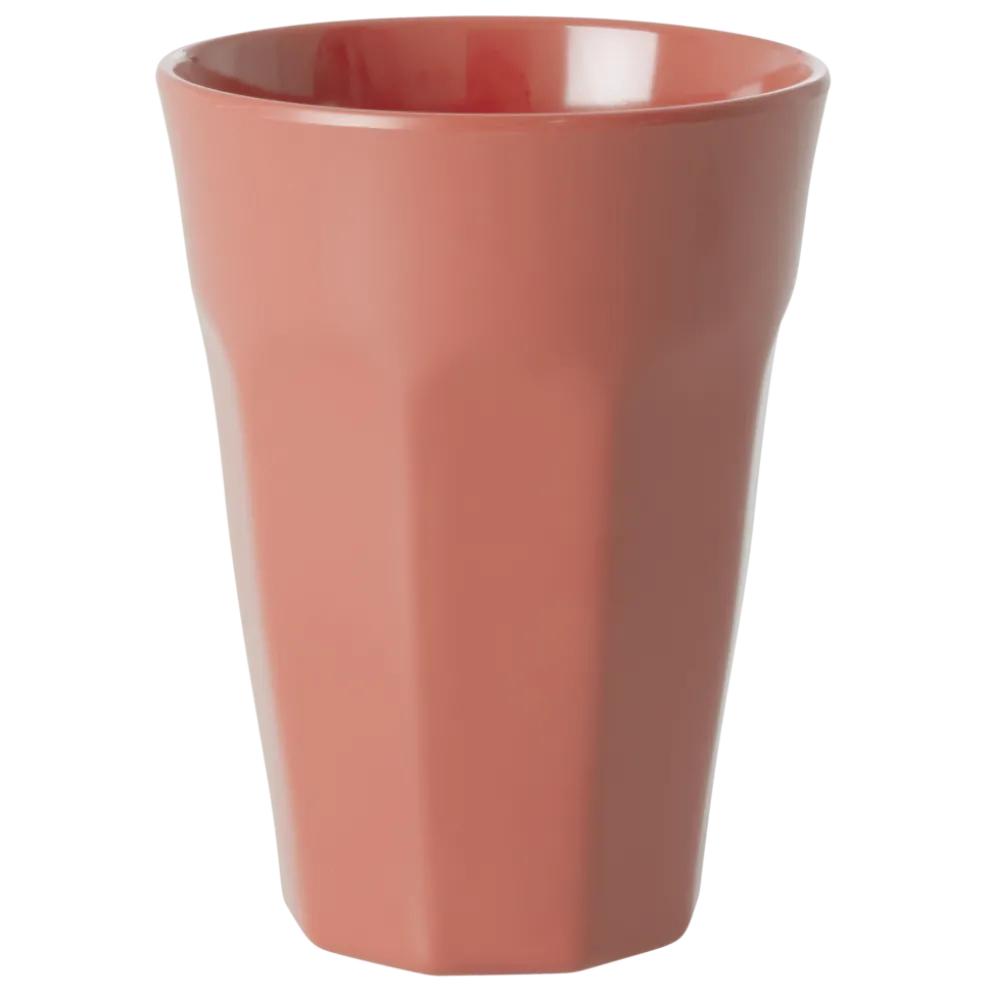 RICE Melamin Becher groß einfarbig