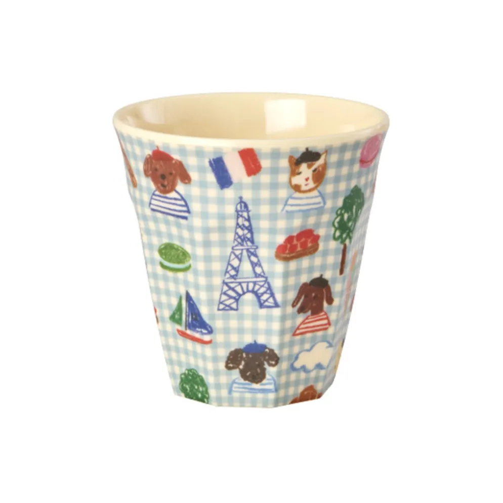 RICE Melamin Becher Kids in Paris Medium