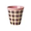 RICE Melamin Becher Medium Check Me Out