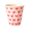 RICE Melamin Becher Medium Sweet Hearts