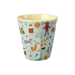 RICE Melamin Becher Music Band Medium
