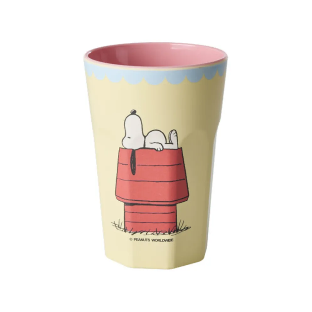 RICE Melaminbecher Snoopy Hoch