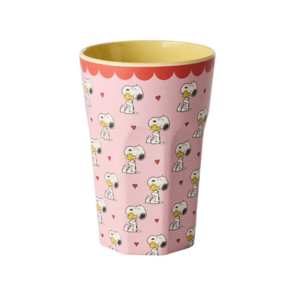 RICE Melaminbecher Snoopy Hoch