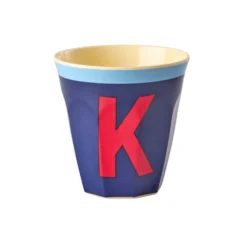 RICE Melamin Buchstabenbecher Vintage Medium