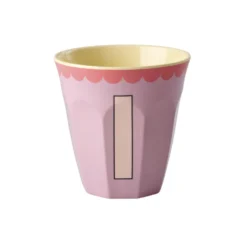 RICE Melamin Buchstabenbecher Vintage Medium