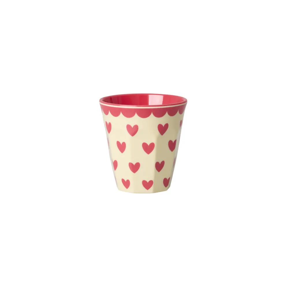 RICE Melamin Espressobecher Favorite Hearts - 6er-Set
