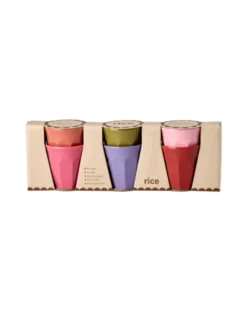 RICE Melamin Espressobecher im 6er Set