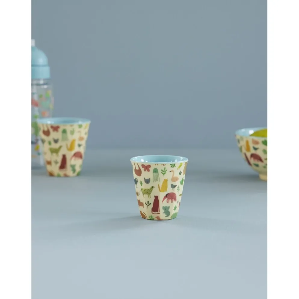 RICE Melamin Kinderbecher Sweet Jungle Print