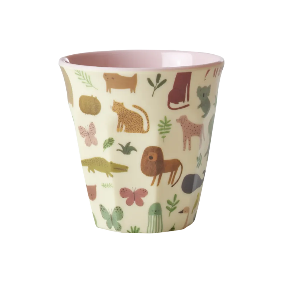 RICE Melamin Kinderbecher Sweet Jungle Print