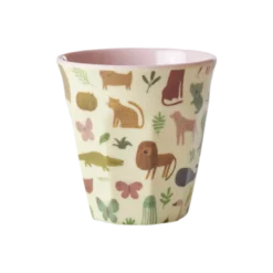 RICE Melamin Kinderbecher Sweet Jungle Print