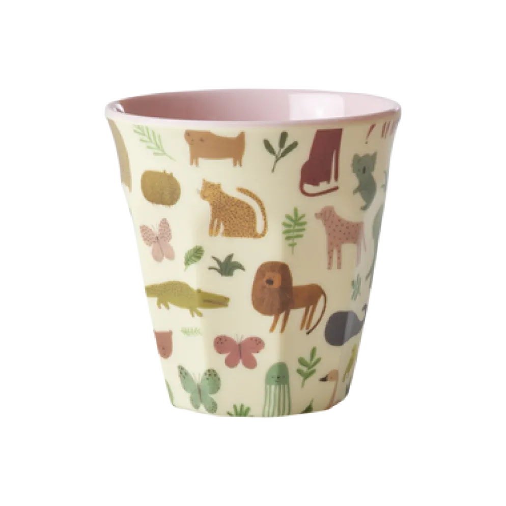 RICE Melamin Kinderbecher Sweet Jungle Print