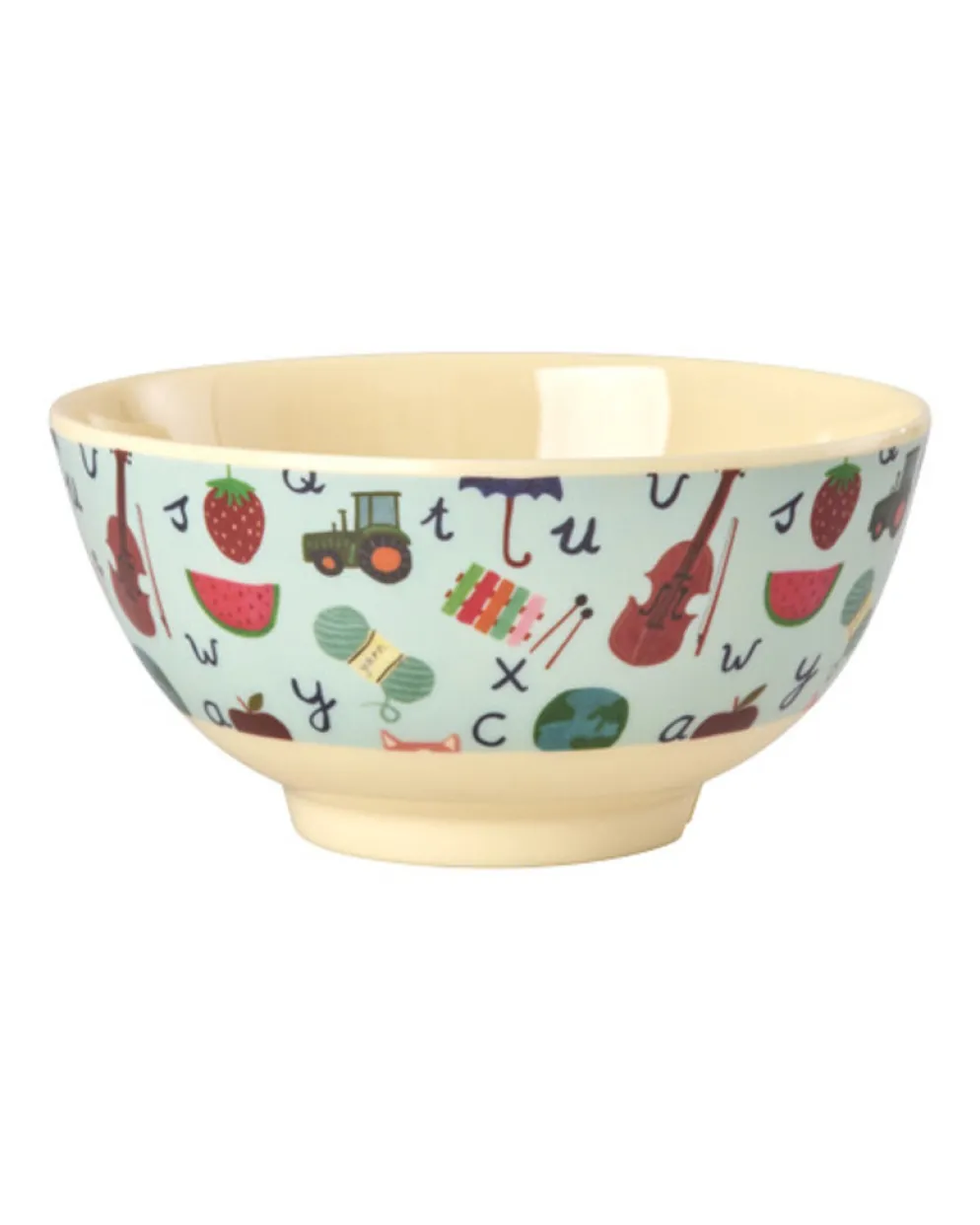 RICE Melamin Kinder Schale ABC