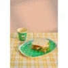 RICE Melamin Rechteckiger Kinderteller mit Snoopy