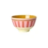 RICE Melamin Schale Organic Stripes - Klein