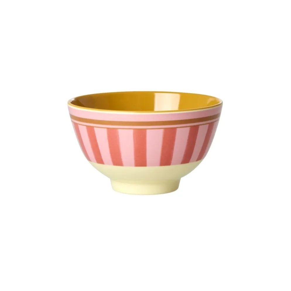 RICE Melamin Schale Organic Stripes - Klein