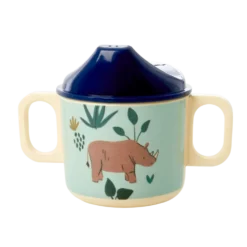 RICE Melamin Schnabelbecher Jungle Animals