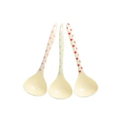 RICE Melamin Suppenlöffel Favorite Hearts 3er