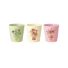 RICE Melamin Sushi-Becher im 3er-Set mit China-Prints