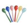 RICE Melamin Teelöffel-Set bunt – 6 Stück