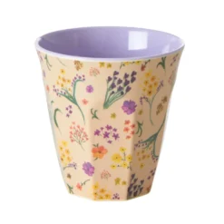 RICE Mittelgroßer Becher Wild Flower Medium